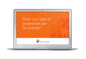 Think Your Sales to Gov are Tax Exempt?